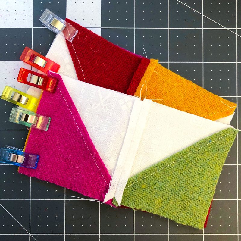 Tips to do Patchwork with Harris Tweed