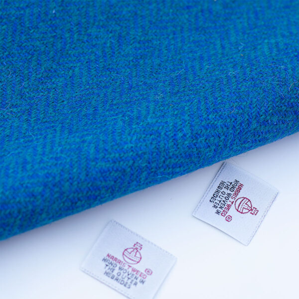 Harris Tweed Deep & Petroleum Blue - Image 9